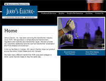 Tablet Screenshot of jerryselectric.com